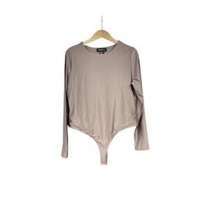 Bailey 44 Long Sleeve Bronze Bodysuit Smoothing Nightwear Womens XL